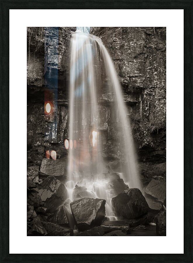 Melincourt Cascade Picture Frame print