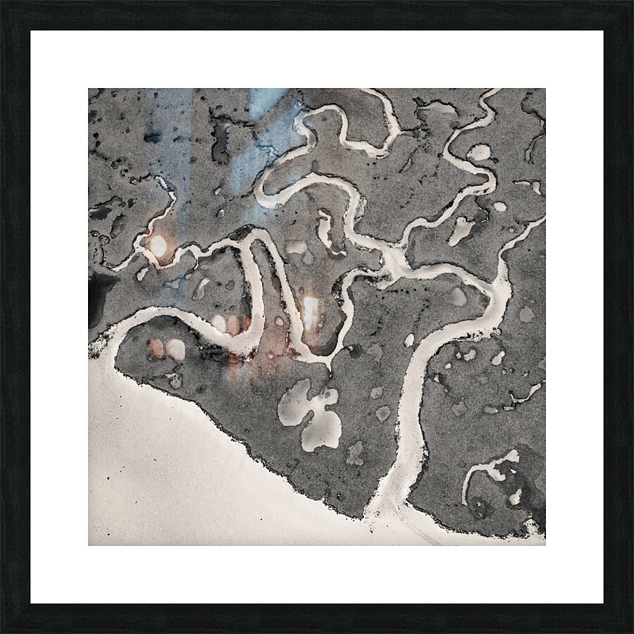 Salt Marsh Channels Impression et Cadre photo