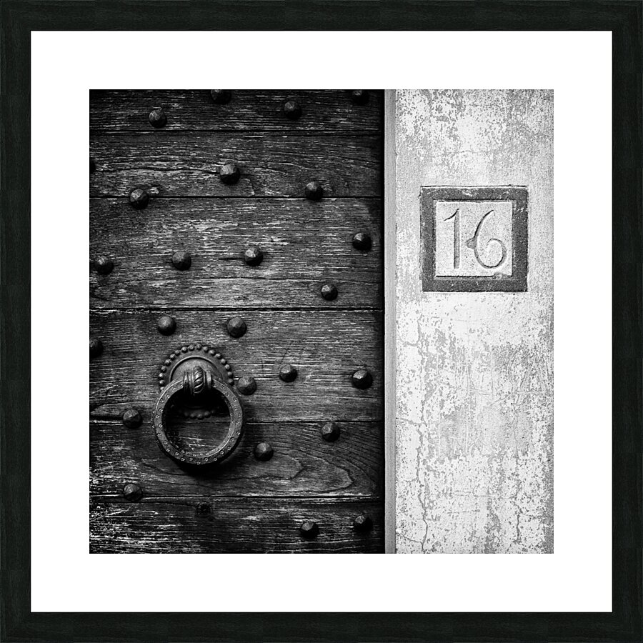 Number 16 Picture Frame print