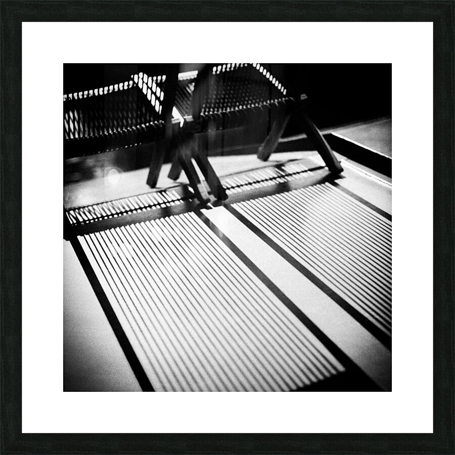 Deck Chairs Picture Frame print