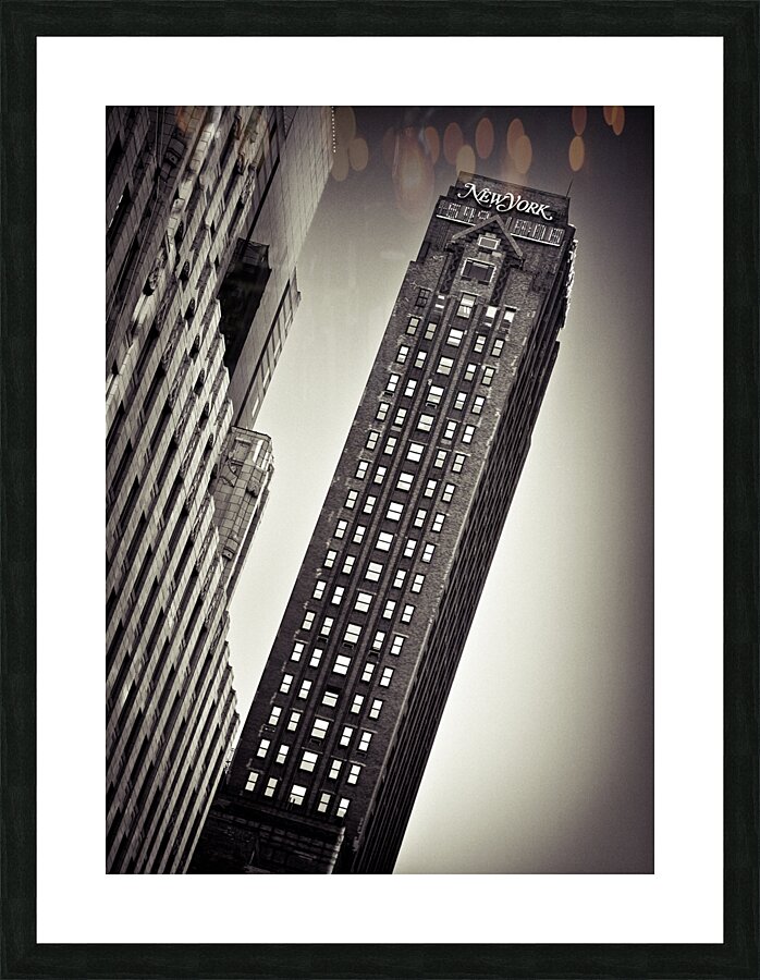 Newsweek Building Picture Frame print
