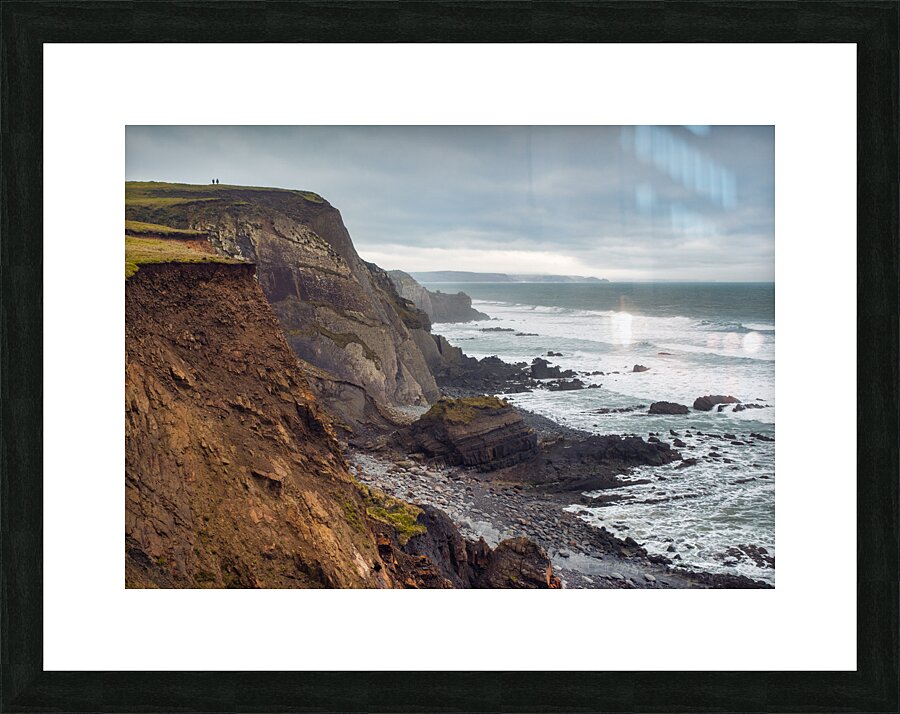 Coastal Walk at Sandymouth Impression et Cadre photo
