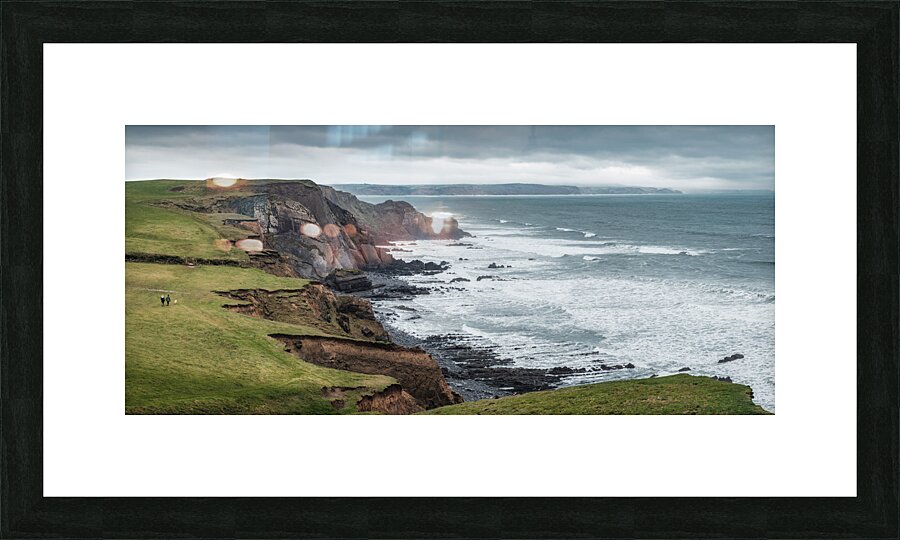 A Walk Along Sandymouth Cliffs Picture Frame print