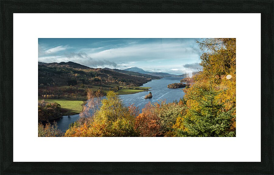 Loch Tummel at Autumn Picture Frame print