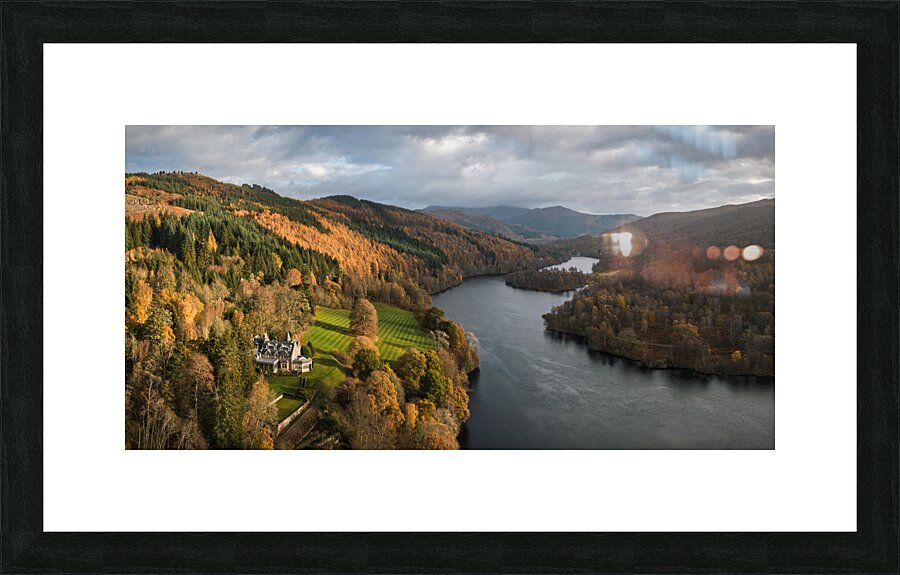 Loch Tummel in Autumn Picture Frame print