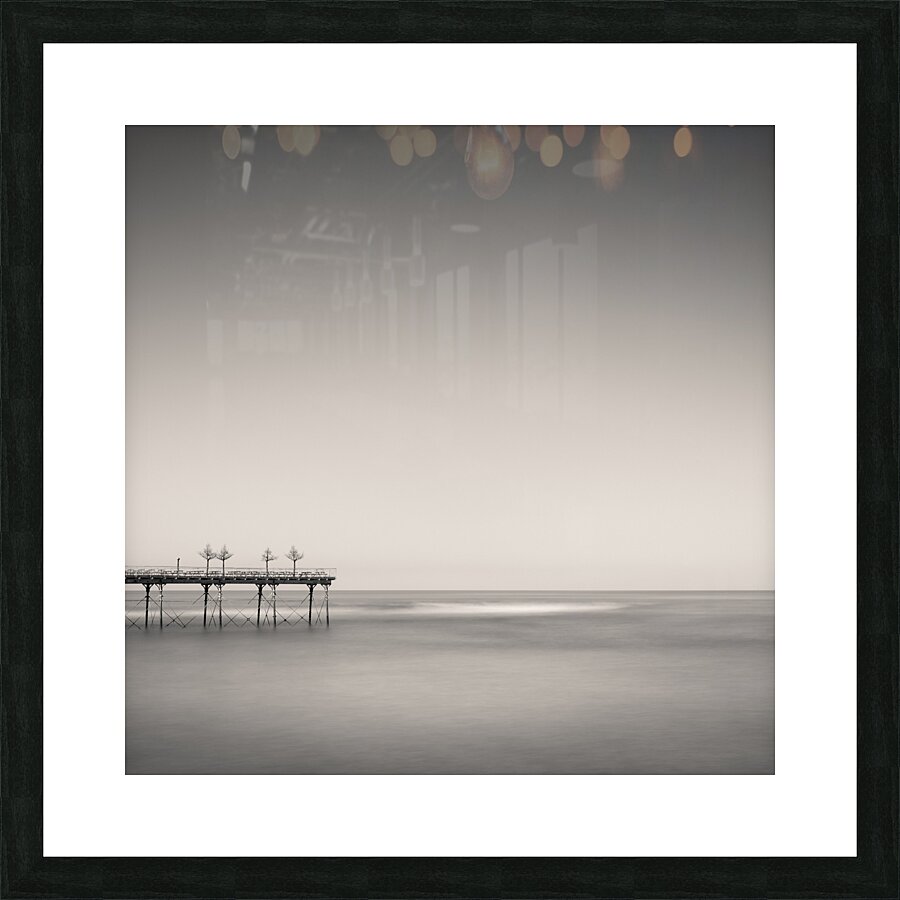 Four Trees on a Pier Picture Frame print