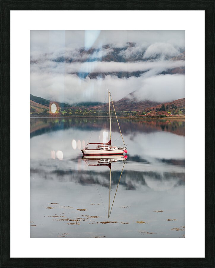 Moored on Loch Duich Impression et Cadre photo