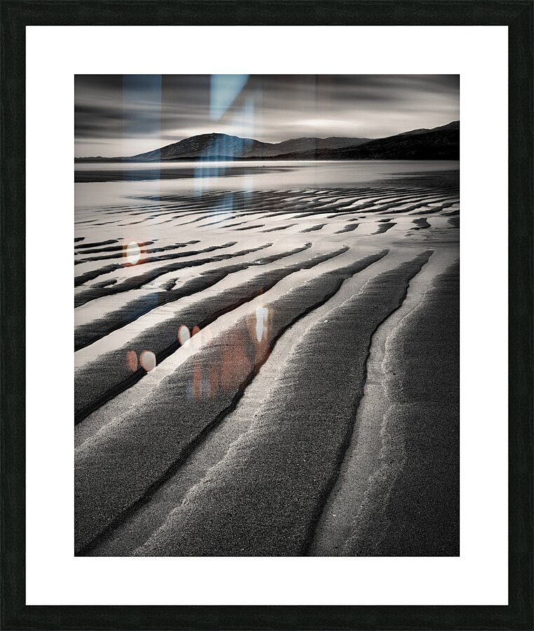 Seilebost Sand Ripples Picture Frame print