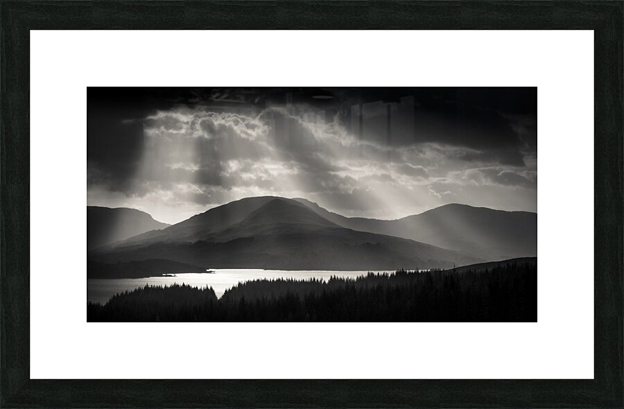 Light Over Loch Tulla Picture Frame print