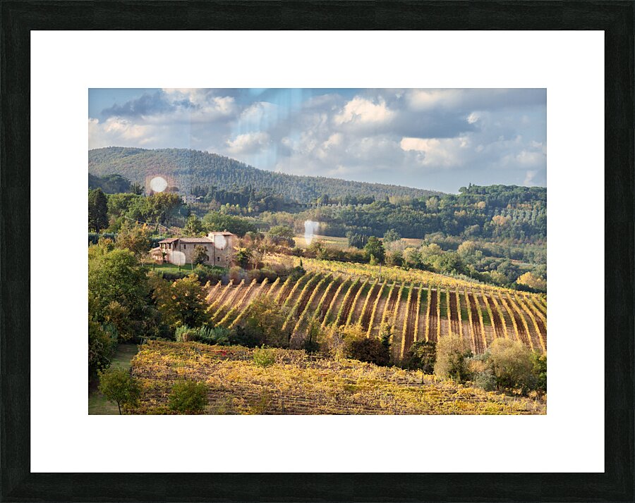 Tuscan Valley Impression et Cadre photo