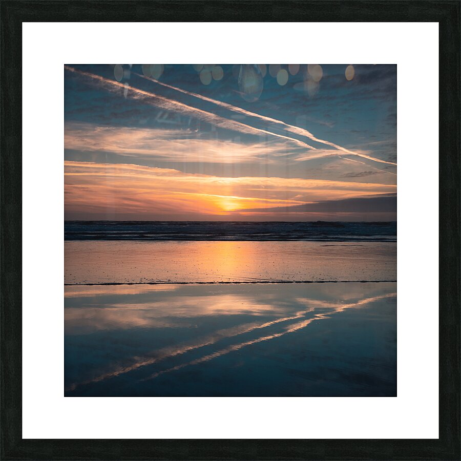 Traigh Shiar Sunset Picture Frame print
