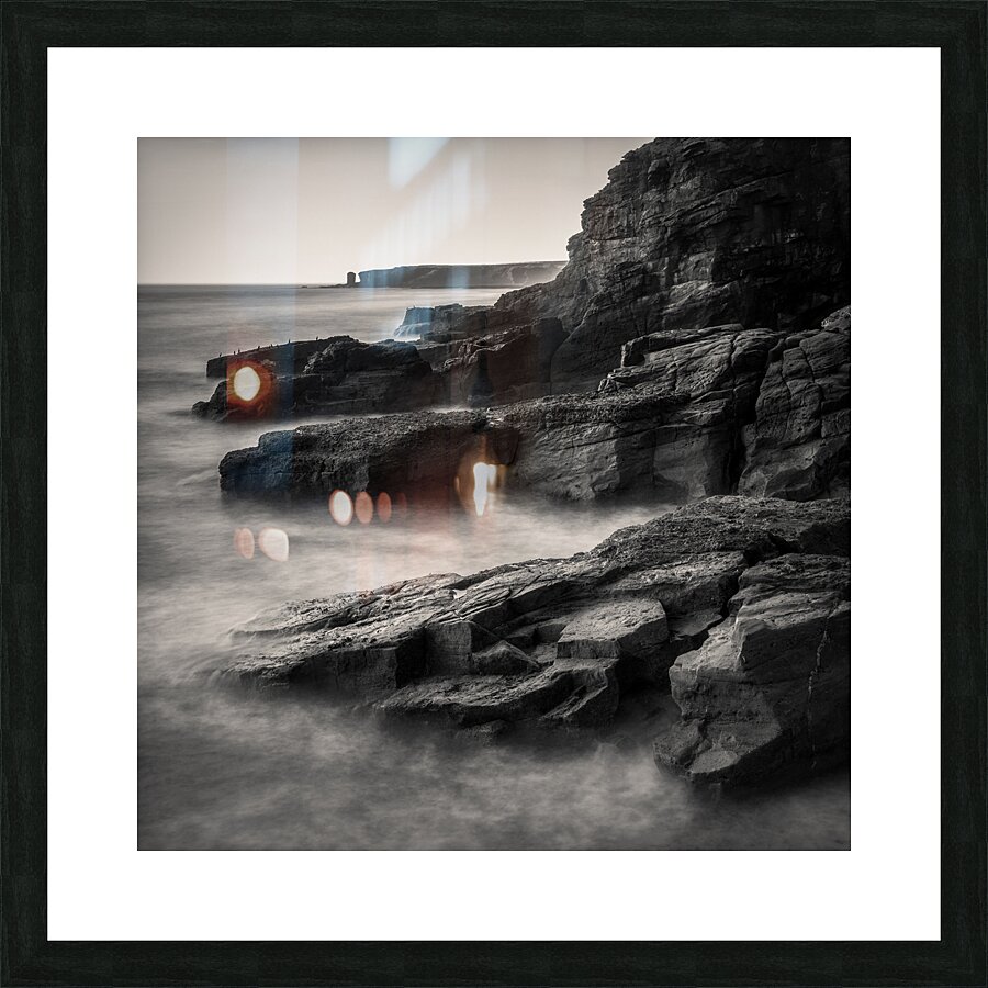 Auchmithie Coastline Picture Frame print