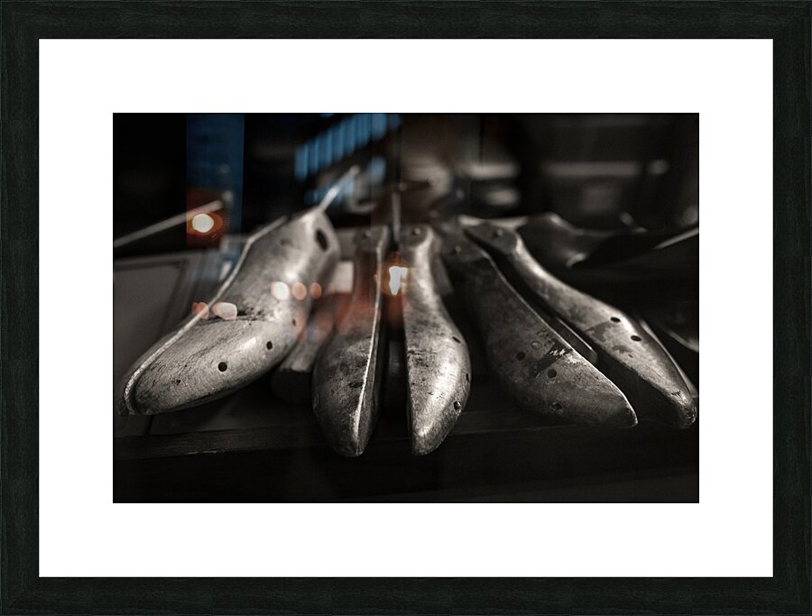 Vintage Shoe Lasts Impression et Cadre photo