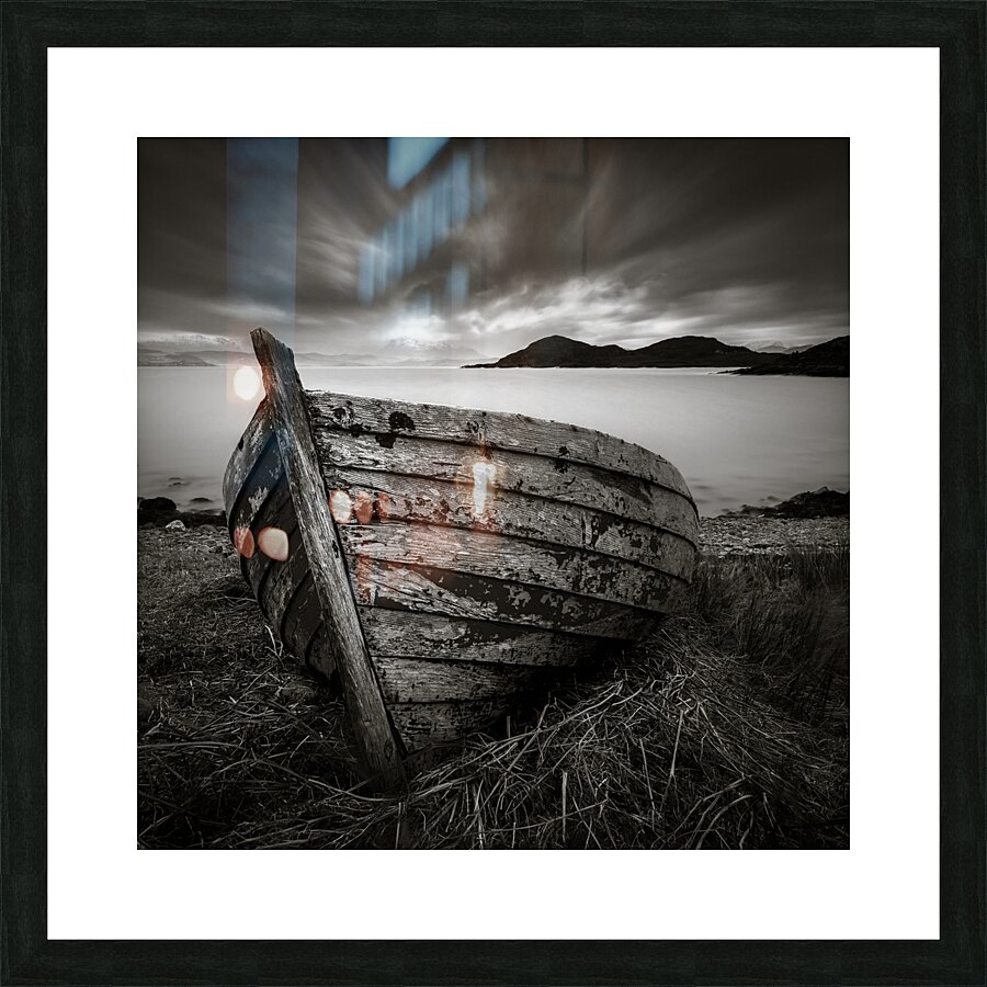 Cove Boat Picture Frame print