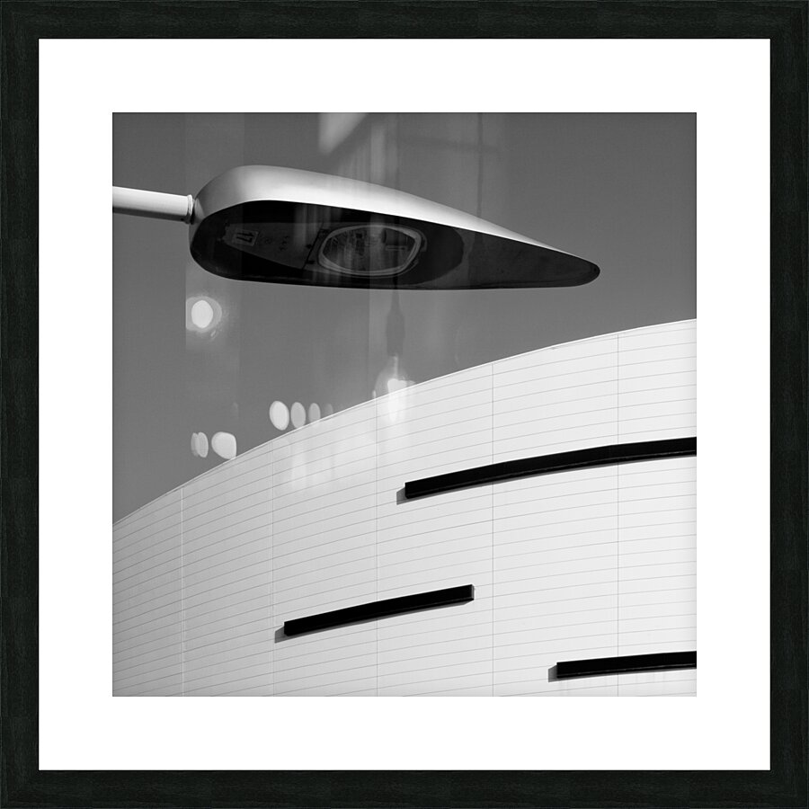 Lines and Lamp Picture Frame print