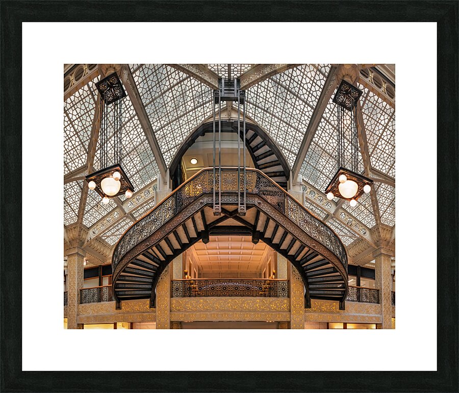 Light Court Grand Staircase Picture Frame print