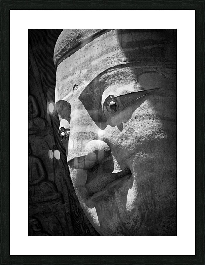 Stone Buddha Impression et Cadre photo