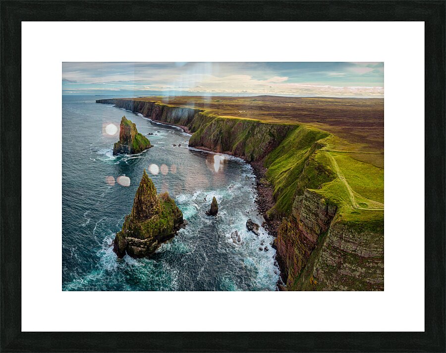 Duncansby Head Coastline and Stacks Picture Frame print