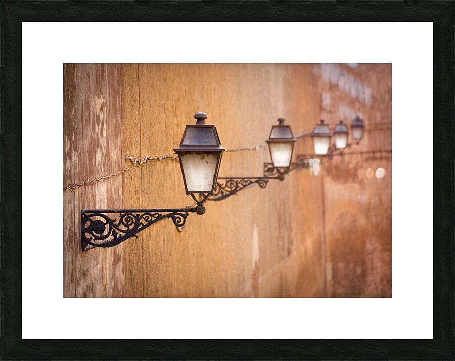 Rome Street Lamps Impression et Cadre photo