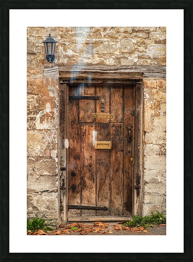 Cotswold Cottage Door Impression et Cadre photo