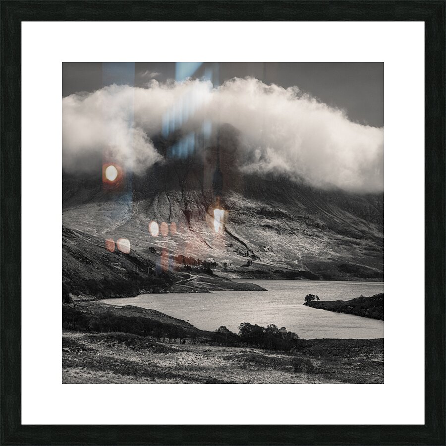 Clouds Over Cul Beag Picture Frame print