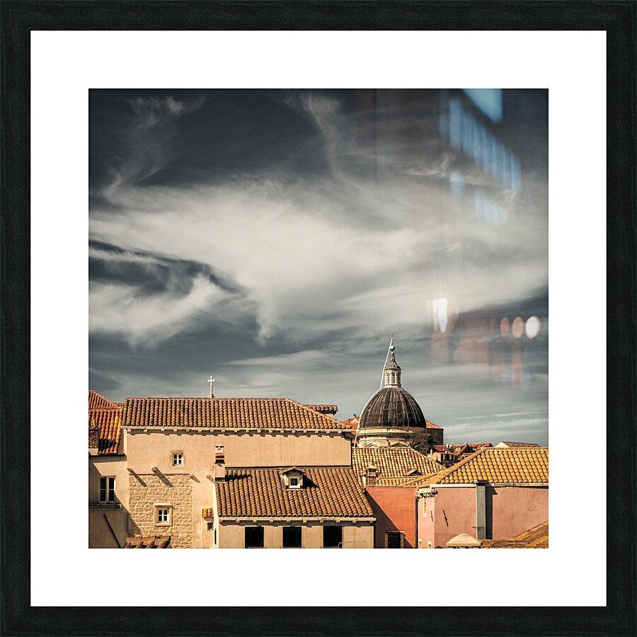Dubrovnik Old Town Skyline Picture Frame print