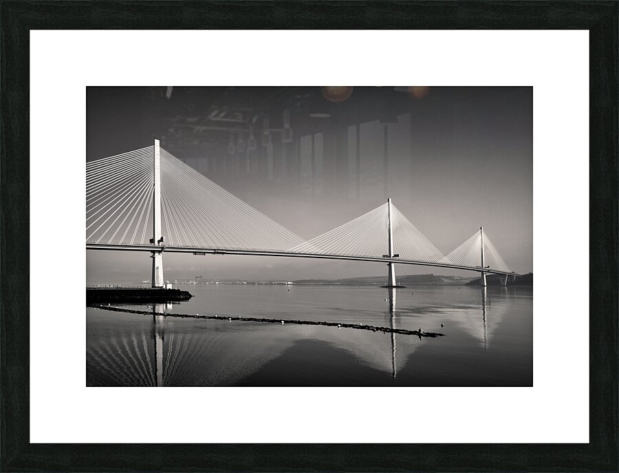 Three Pillars Picture Frame print
