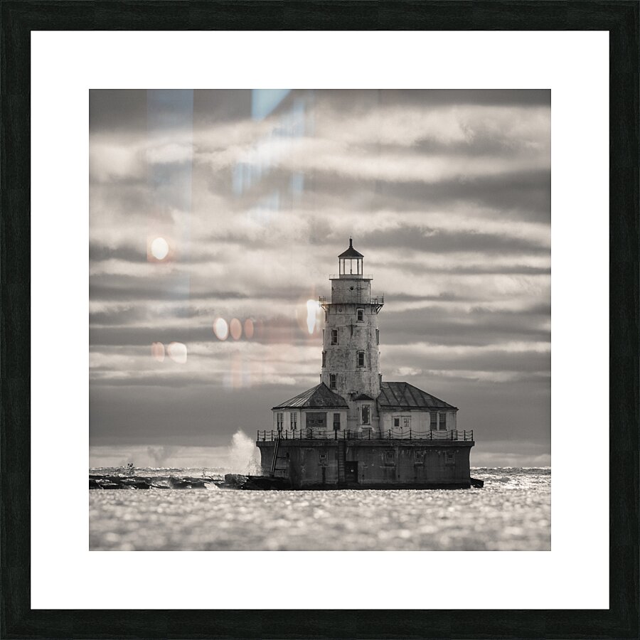 Chicago Harbor Lighthouse Picture Frame print