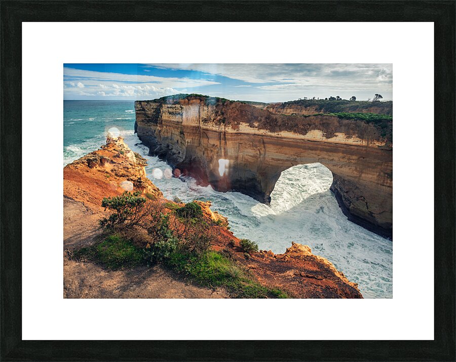 Island Archway Picture Frame print
