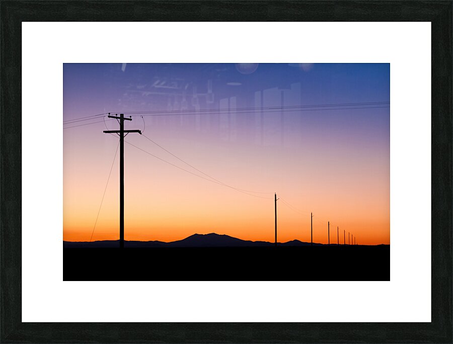 Desert Communication Picture Frame print