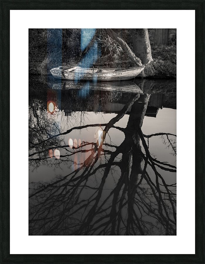 Dory on the Union Canal Picture Frame print