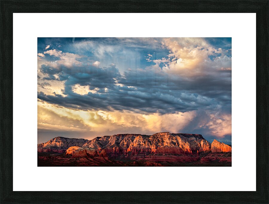 Red Rocks of Sedona Picture Frame print
