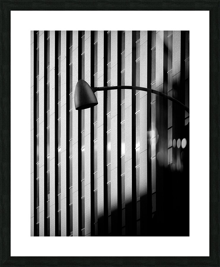 City Lamp Picture Frame print
