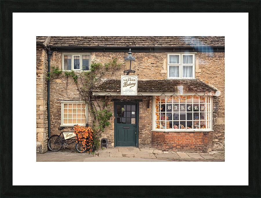 The Lacock Bakery Picture Frame print