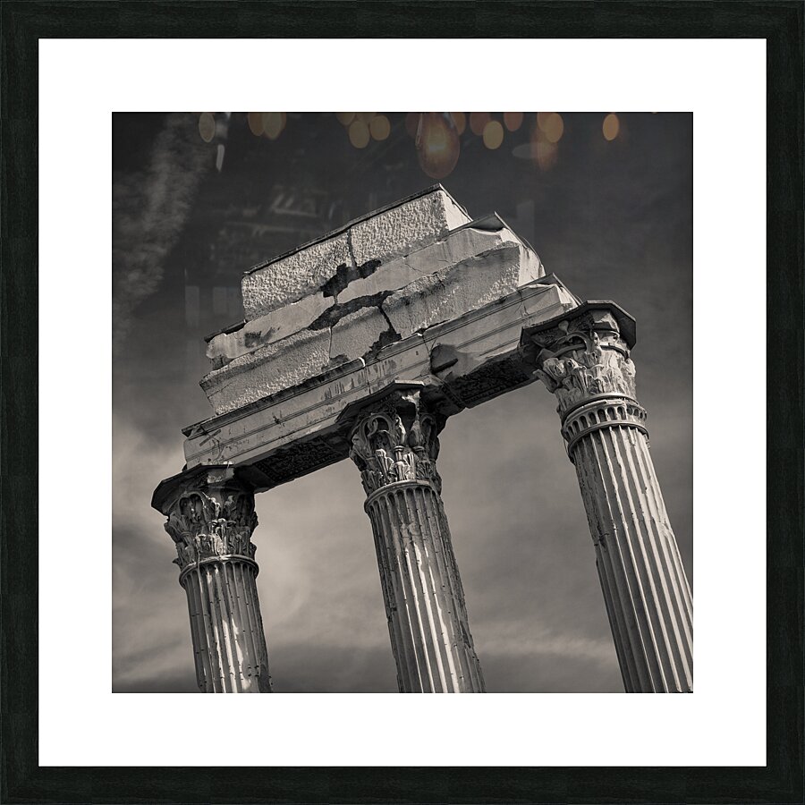 Roman Forum Pillars Impression et Cadre photo