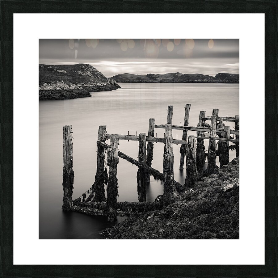 Loch Skipport Old Pier Picture Frame print