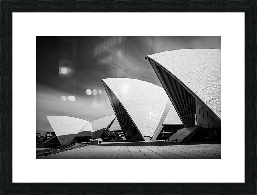 Sydney Opera House Forecourt Picture Frame print