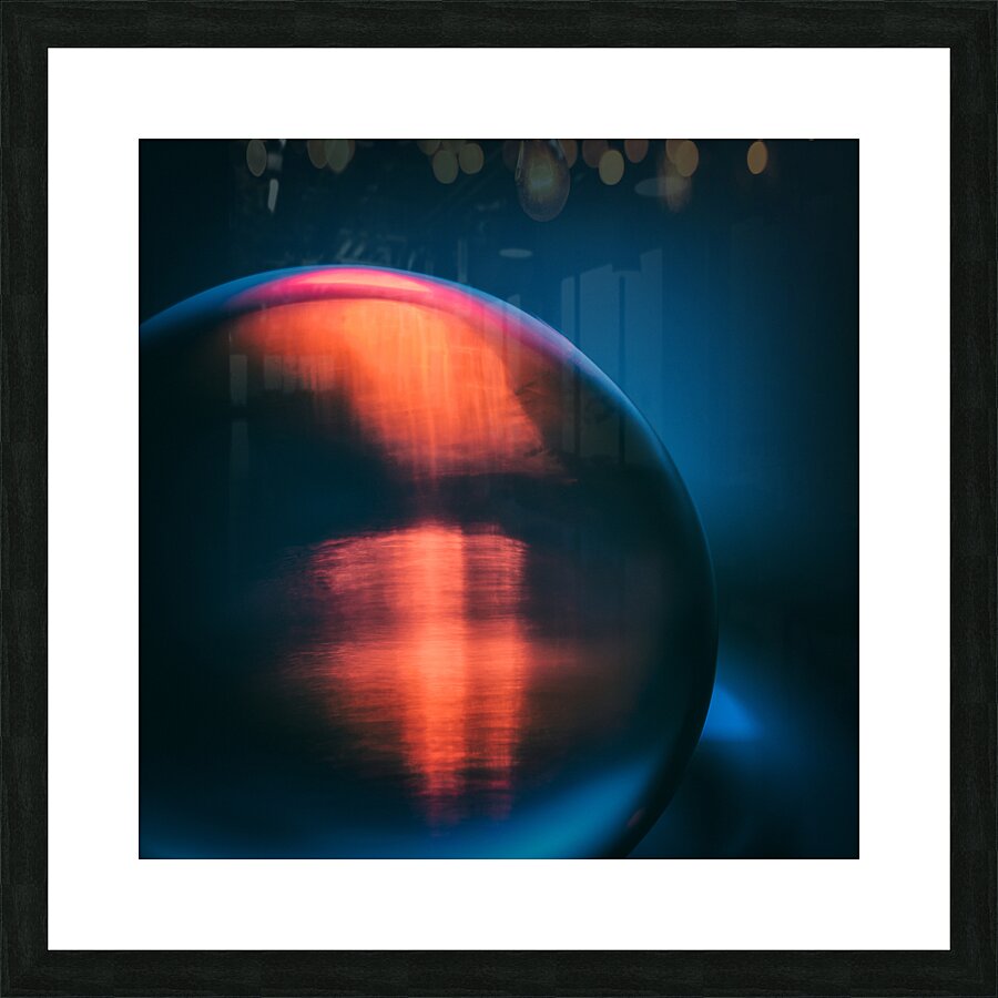 Red Orb Picture Frame print