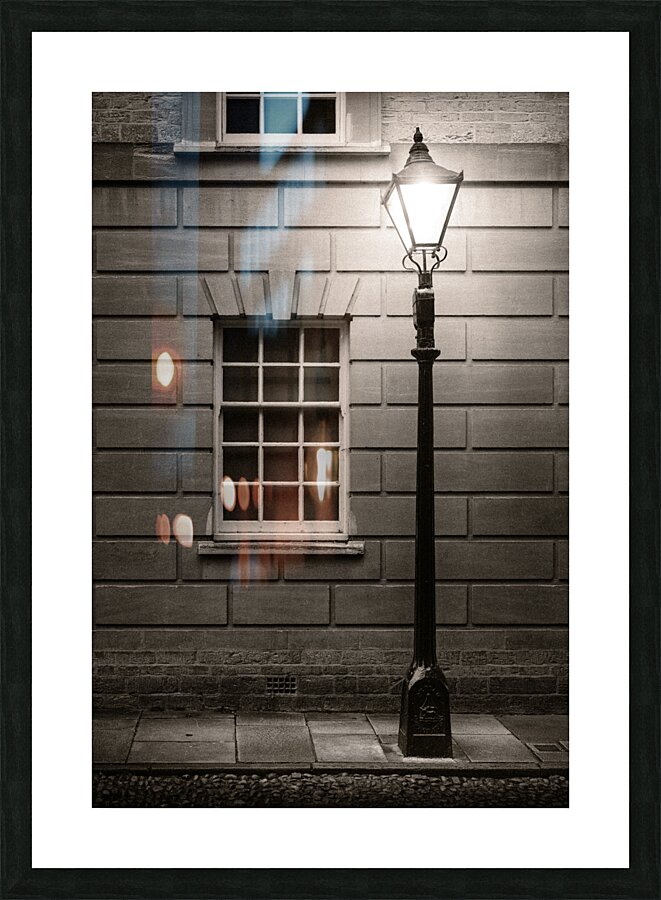 Oxford Lamp Picture Frame print