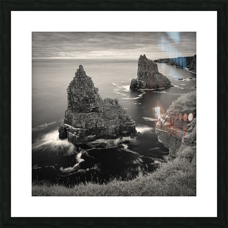 Two Stacks Picture Frame print