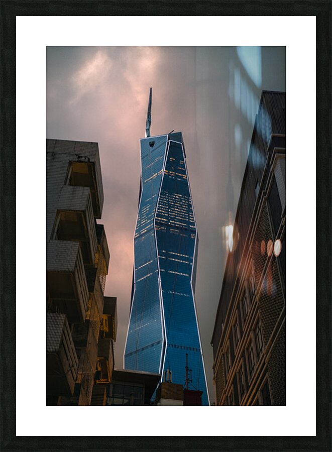 Merdeka 118 at Dusk Picture Frame print