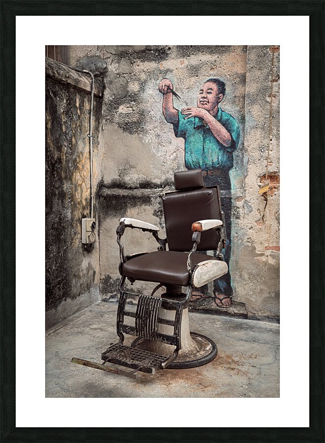 Street Barber Impression et Cadre photo