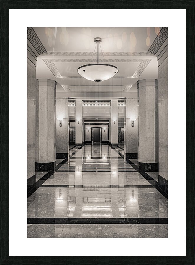 Burnham Center Interior Picture Frame print