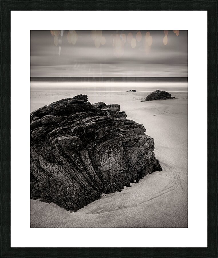 Beach Rocks Picture Frame print
