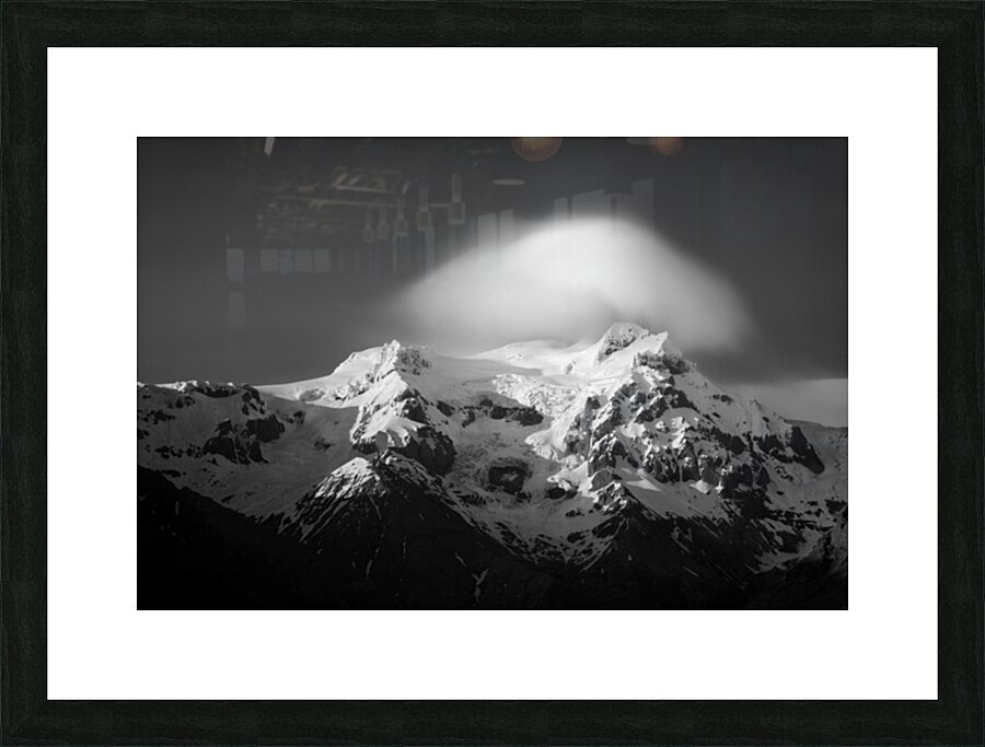 Svinafell Mountains Picture Frame print
