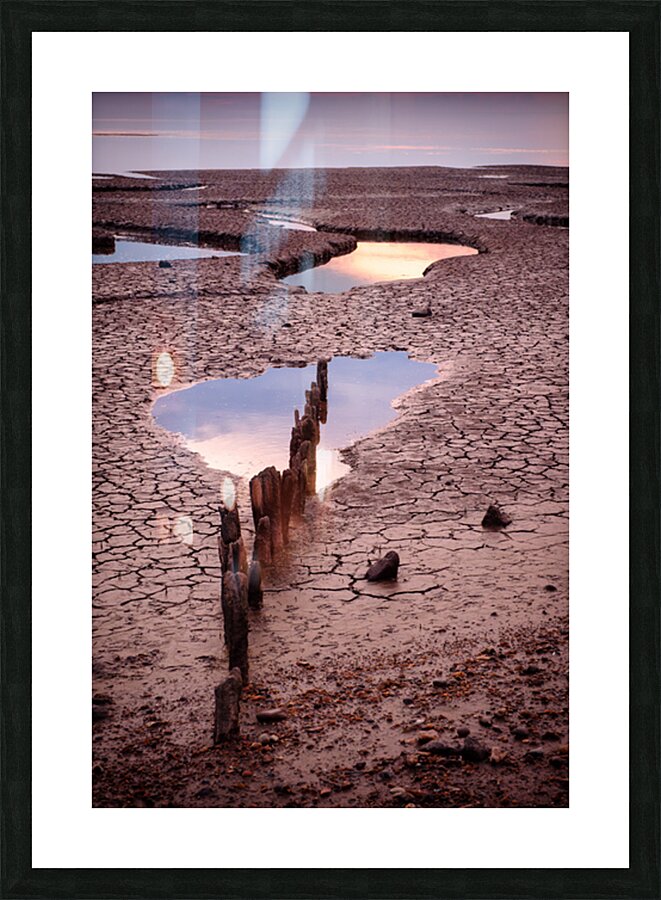 Snettisham Salt Marsh Impression et Cadre photo