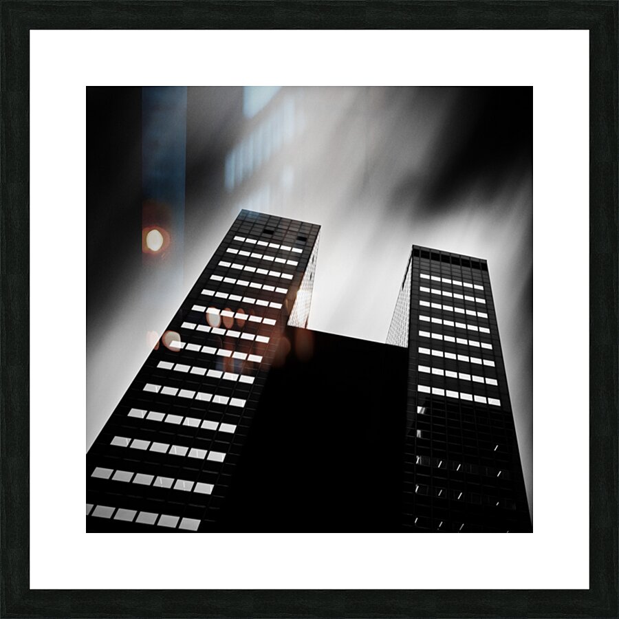 Twin Towers Picture Frame print