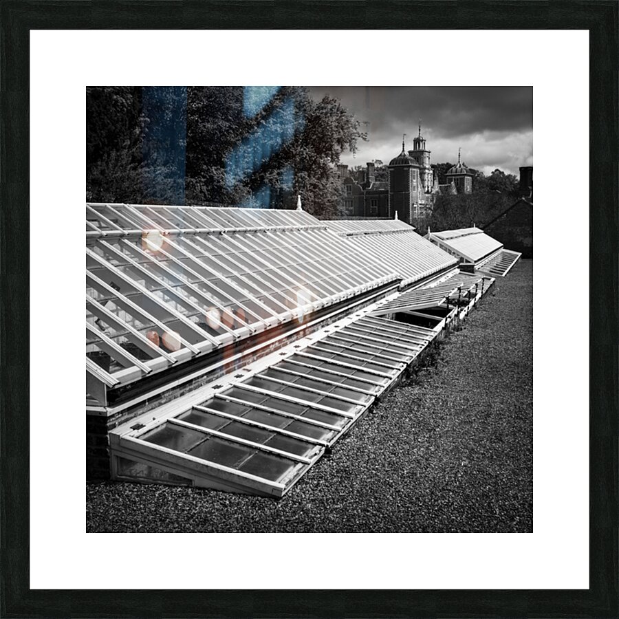 Blickling Estate Greenhouses Picture Frame print