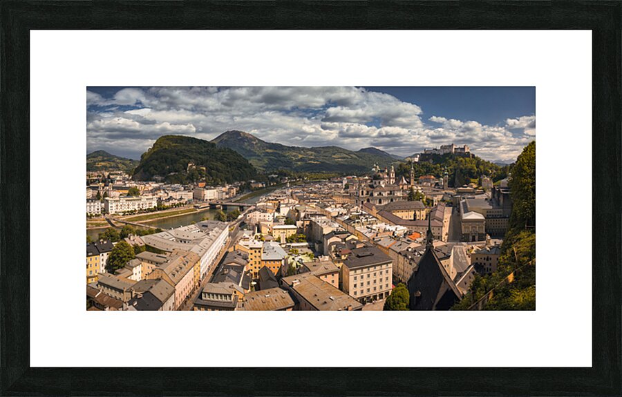 Salzburg View Picture Frame print