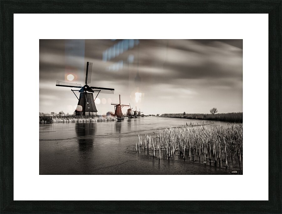 Kinderdijk Picture Frame print